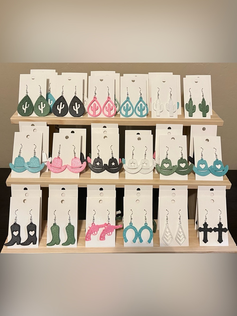 3D Printed Statement Earrings – Western & Southwestern Designs